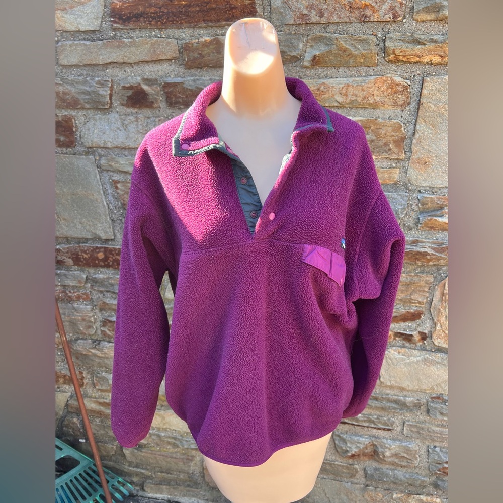 Patagonia Purple Fleece Sweatshirt